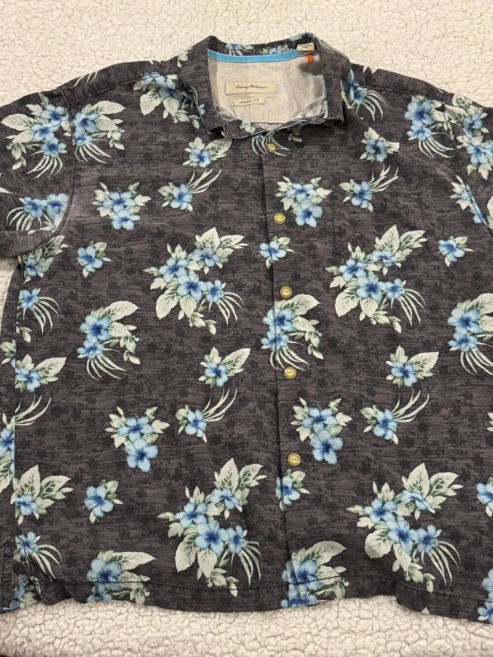 Tommy Bahama Floral Print, 100% Silk